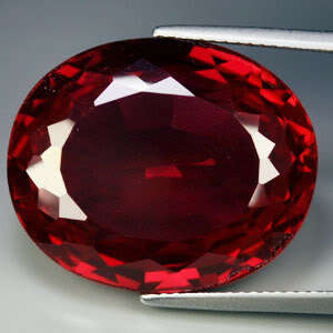 29.85ct.AWESOME BLOOD RED RUBY OVAL LOOSE GEM
