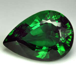 21.90ct.NICE PEAR GREEN QUARTZ GEM