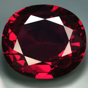 23.90ct.AWESOME BLOOD RED RUBY OVAL LOOSE GEM