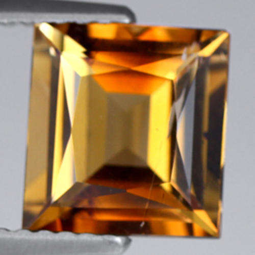 RARE 2.90 CT. SQUARE UNHEATED NATURAL IMPERIAL TOPAZ