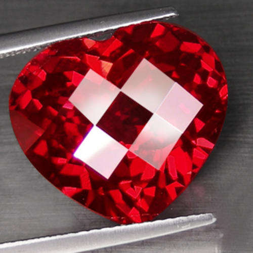 INCREDIBLE 22.0ct HEART SHAPE BLOOD RED RUBY