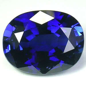 7.95ct. CORNFLOWER BLUE SAPPHIRE OVAL GEM