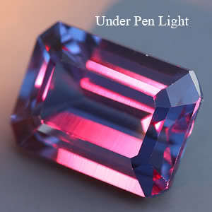 17.45ct. AAA COLOR CHANGE CZOCHRALSKI ALEXANDRITE GEM