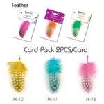 FE12 FEATHER NAIL ART