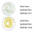 CH2 GOLD CHAINS NAIL ART