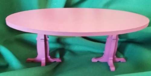 Barbie Doll House Furniture Oval Table