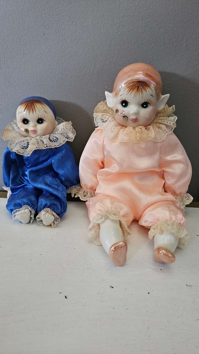 Stunning pixie porcelain dolls