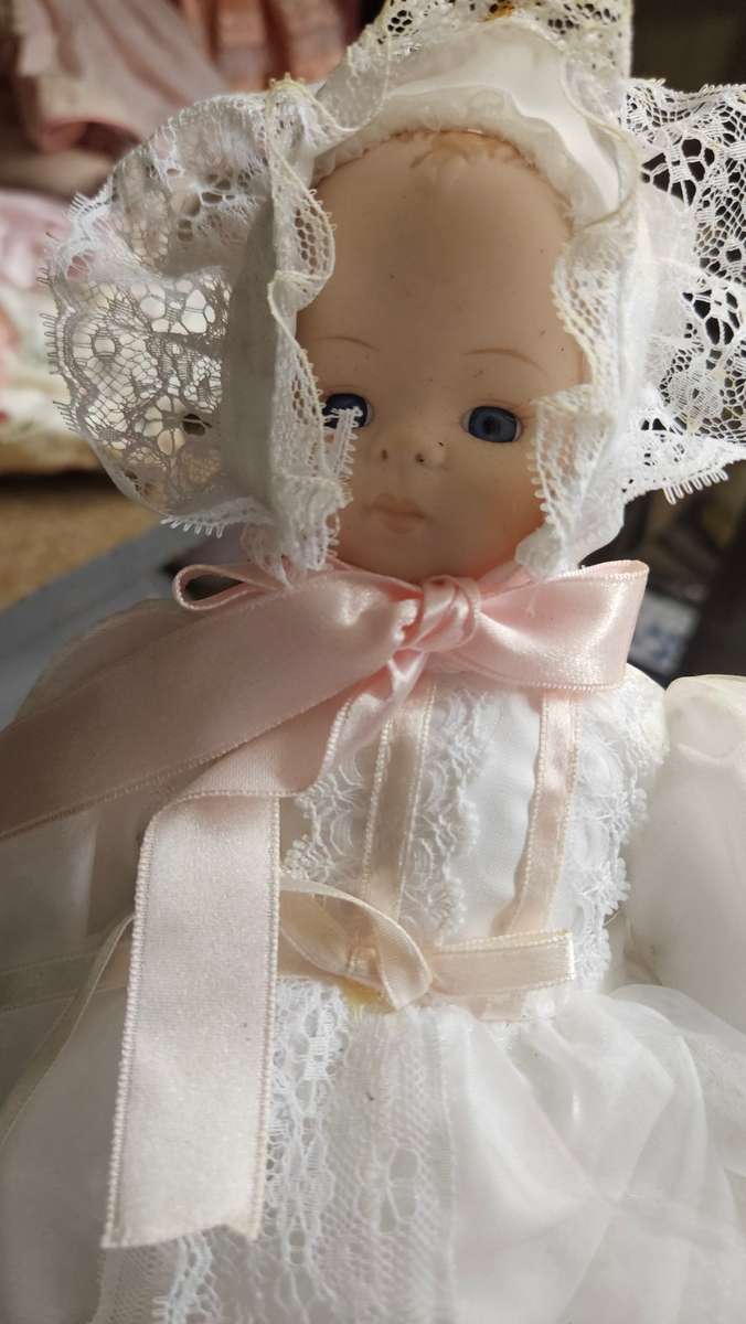 Vintage christening babydoll