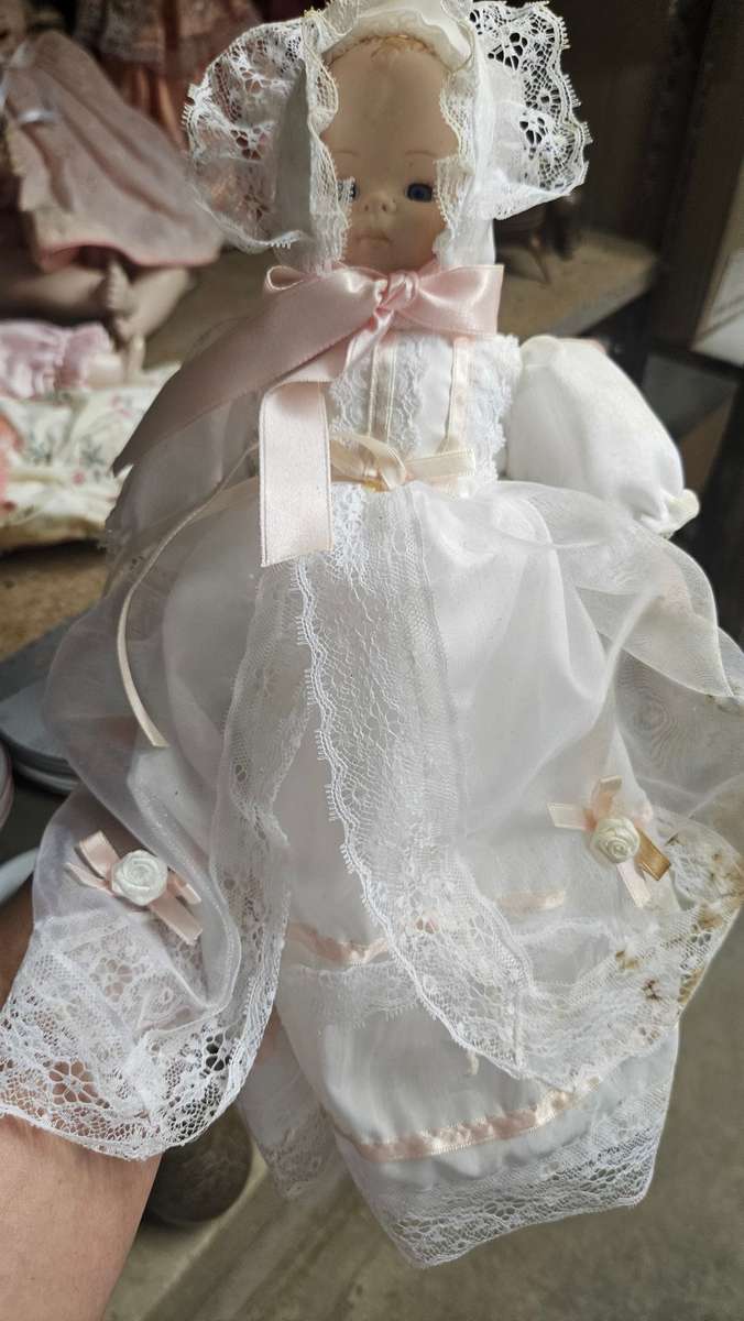 Vintage christening babydoll