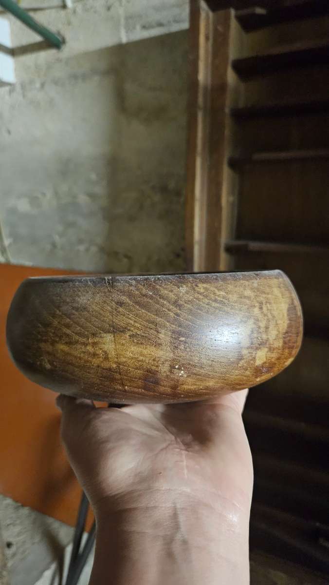 Vintage wooden bowl