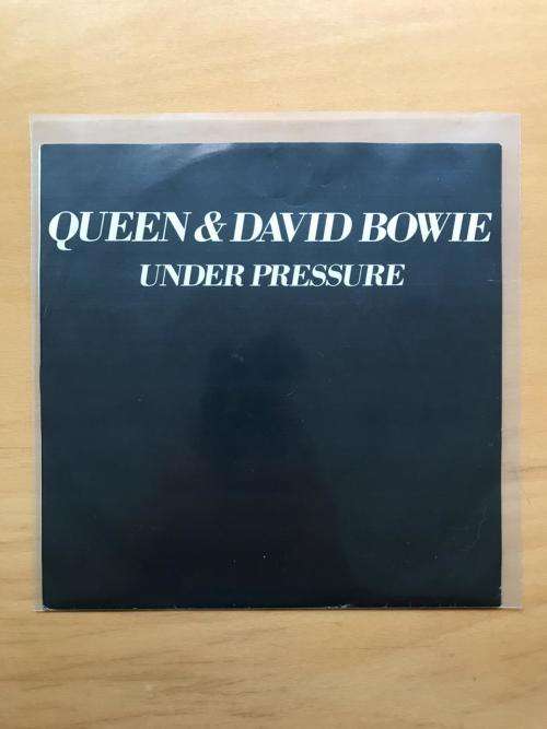 Queen and David Bowie - Under pressure 7` single (VG / VG-)