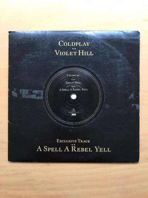 Coldplay - Violet Hill 7` single PROMO (VG- / G)