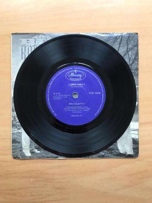 Big Country - Look away 7` single (VG- / VG-)