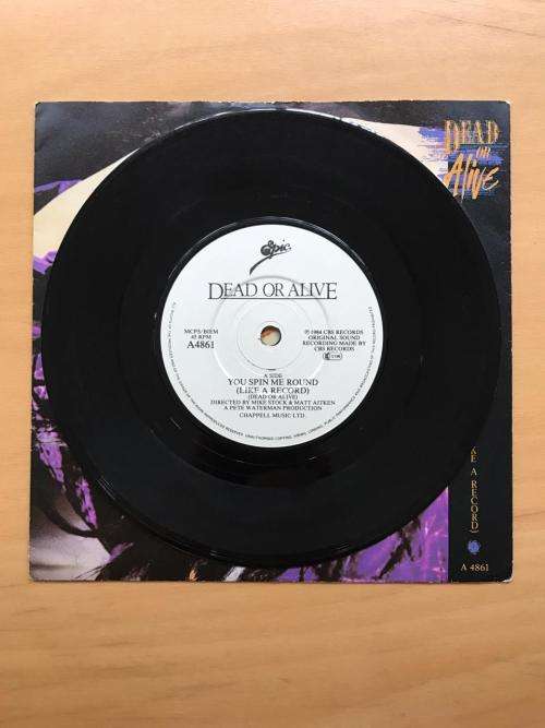 Dead or Alive - You spin me around (like a record) 7` single (VG+ / VG)