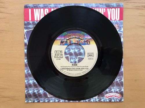 Kiss - I was made for lovin` you 7` (VG / VG)