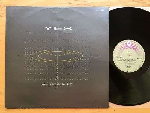 Yes - Owner of a lonely heart 12` (VG / VG+)