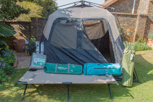 Once used Coleman 6 person tent with lots of accessories