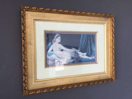 gilded framed print