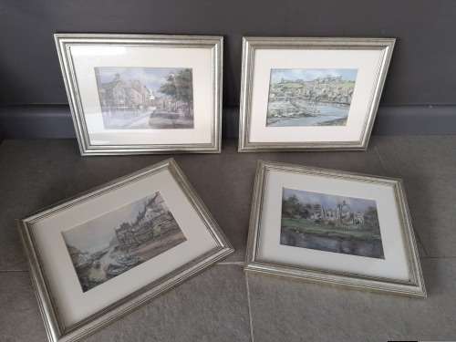 set of 4 original prints