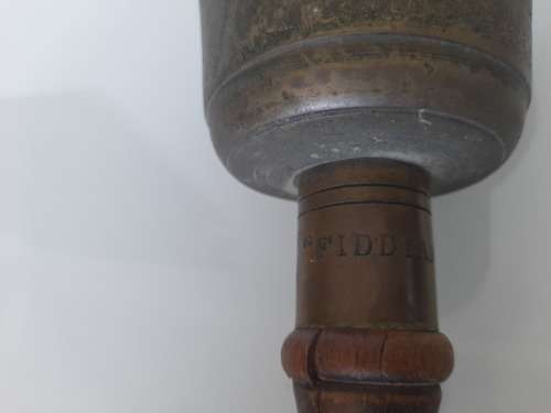 original ww11 air raid patrol warning brass bell