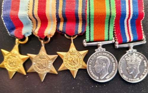 5 dress second world war dress medals