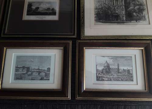 STUNNING COLLECTION OF ANTIQUE LITHOGRAPHS & ETCHINGS!! *BEAUTIFULLY FRAMED*