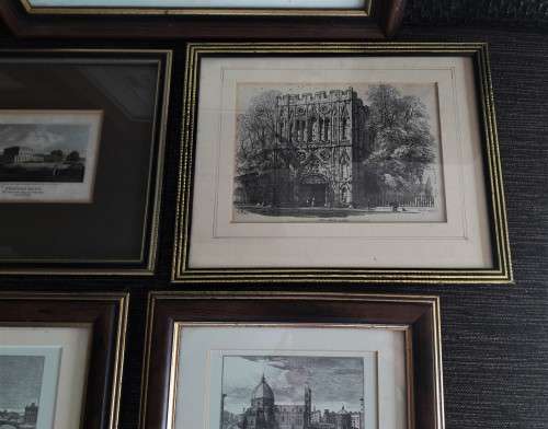STUNNING COLLECTION OF ANTIQUE LITHOGRAPHS & ETCHINGS!! *BEAUTIFULLY FRAMED*