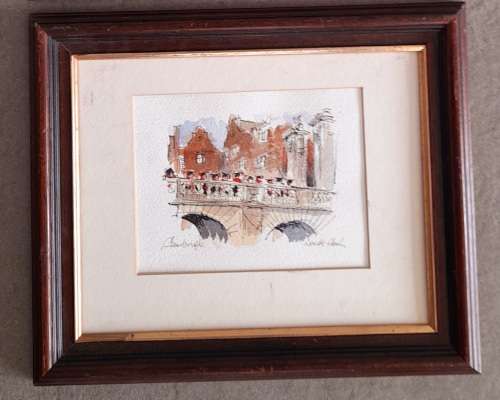 origanal water colour by known English artist