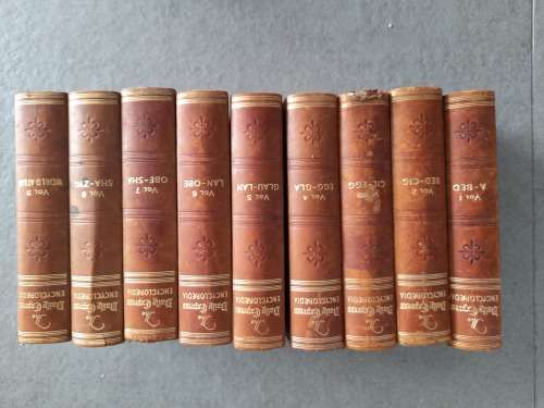 SET OF 9 ORIGINAL ENCLCLOPEDIAS