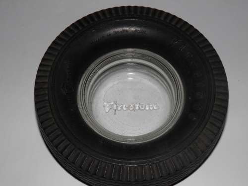 Old Firestone Tyre Ashtray