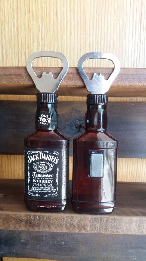 Collectible Jack Daniels Bottle Opener / Fridge Magnet