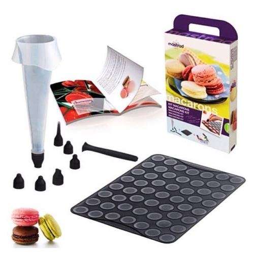 52 cycle Silicone French Macaron making kit and 6 x Nozzles - Plus free recipe booklet