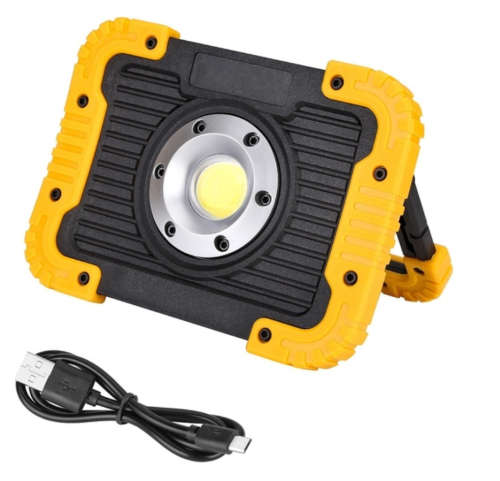 750LM Super Bright COB 10 Watt LED Light - rechargeable