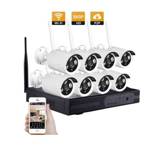 8CH Wireless Wifi CCTV CAMERA System
