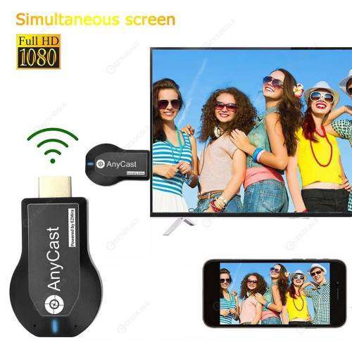 AnyCast M2 Plus Wi-Fi Display TV Dongle wireless Receiver - Mirascreen - Ram 128Mb, Cpu Corex 1.2Ghz