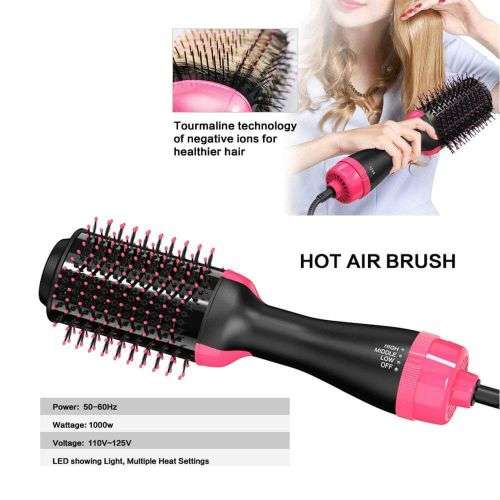 3 in 1 Hot Airbrush OneStep Hair Dryer Styler