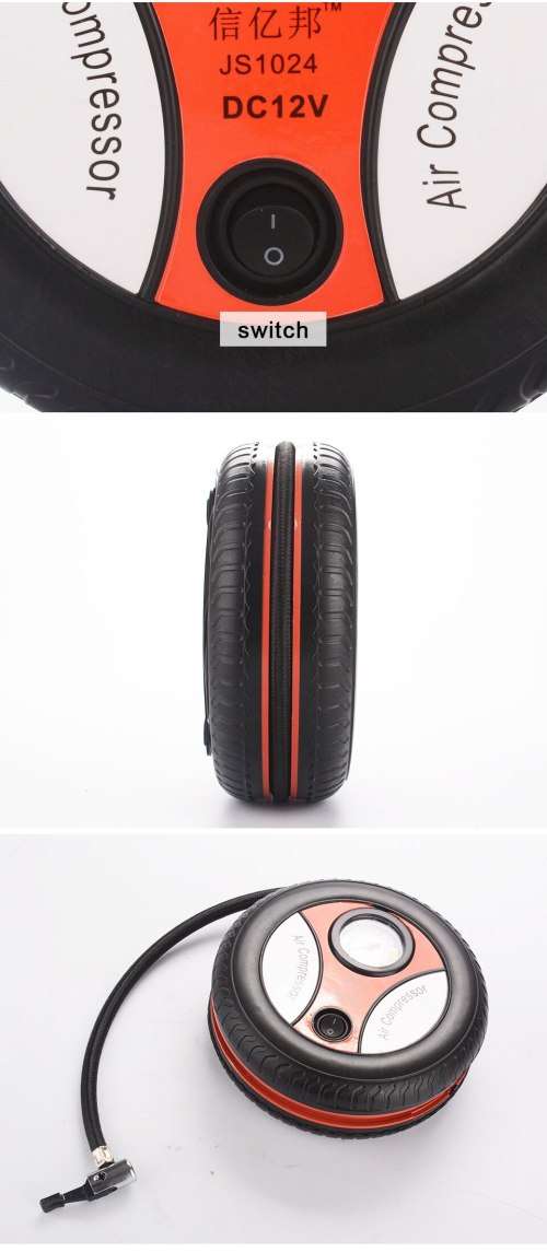 Portable emergency 12 Volt Car Tyre pump Air compressor