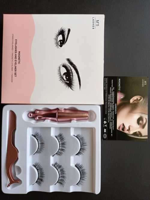 3 Pair Magnetic eyeliner and eyelashes set with special tool