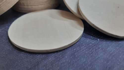 72pc Blank Wooden Coasters (diameter 98mm round) for crafts, engraving, printing etc.
