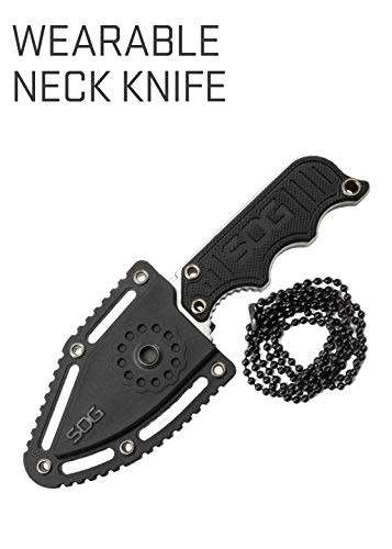 Instinct Mini Wearable Neck and Tactical Belt Knife With Nylon Sheath