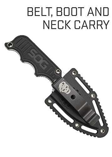 Instinct Mini Wearable Neck and Tactical Belt Knife With Nylon Sheath
