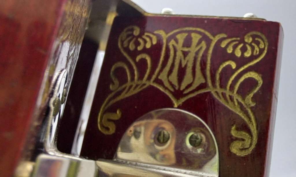 1897 - 1900 Vintage M.Hohner Maple Wood and Chrome Sextet