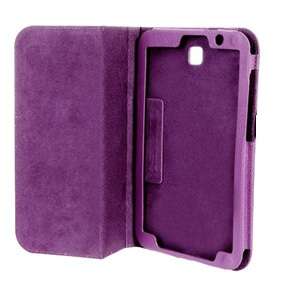 New Samsung Galaxy 8", N5100 Tab Note Book cover, case,  Purple PU Leather