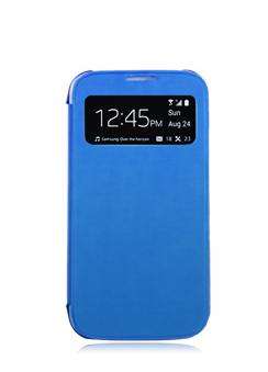 Samsung Galaxy S4 i9500 Quality Flip Cover, magnetic close, sleepfunction,Blue,+free S 4 Screenguard