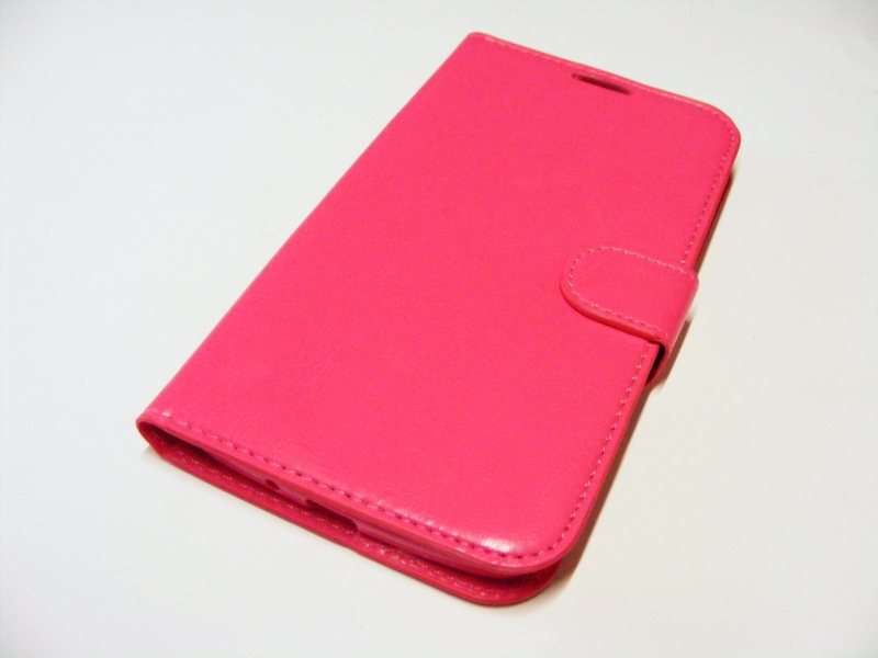 Samsung Galaxy 6.3 Mega i9200 / i9205 Quality Book wallet Pink Cover + free Screenguard