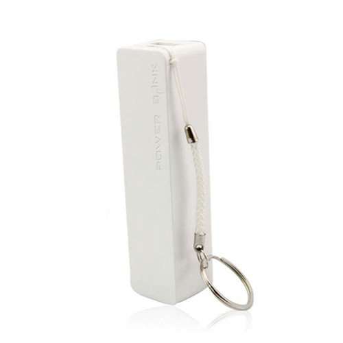 2600 mAh  Portable Mini Size Power Bank With LED Indicator Light And Hanging Ring