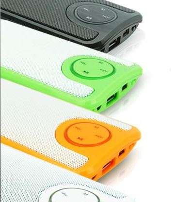 Baobab Rechargeable mobile MP3 Sound Mover USB Speaker, SD card reader With FM Radio