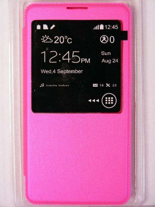 Samsung Galaxy NOTE 3 Quality Flip S View Cover interactive window, sleep,+ free Screenguard