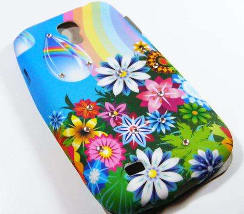 Galaxy S4 Mini TPU Gel Soft Flower Case Back Cover