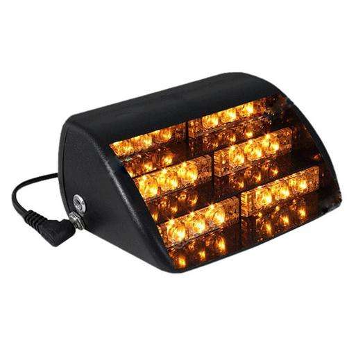 Amber 18 LED 12Volt Strobe Emergency Flashing Warning Light for Car